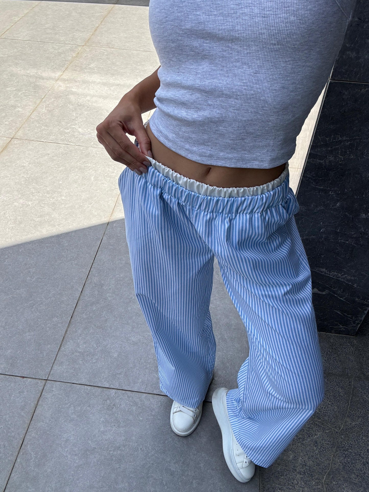 OCEAN BREEZE STRIPED PANTS