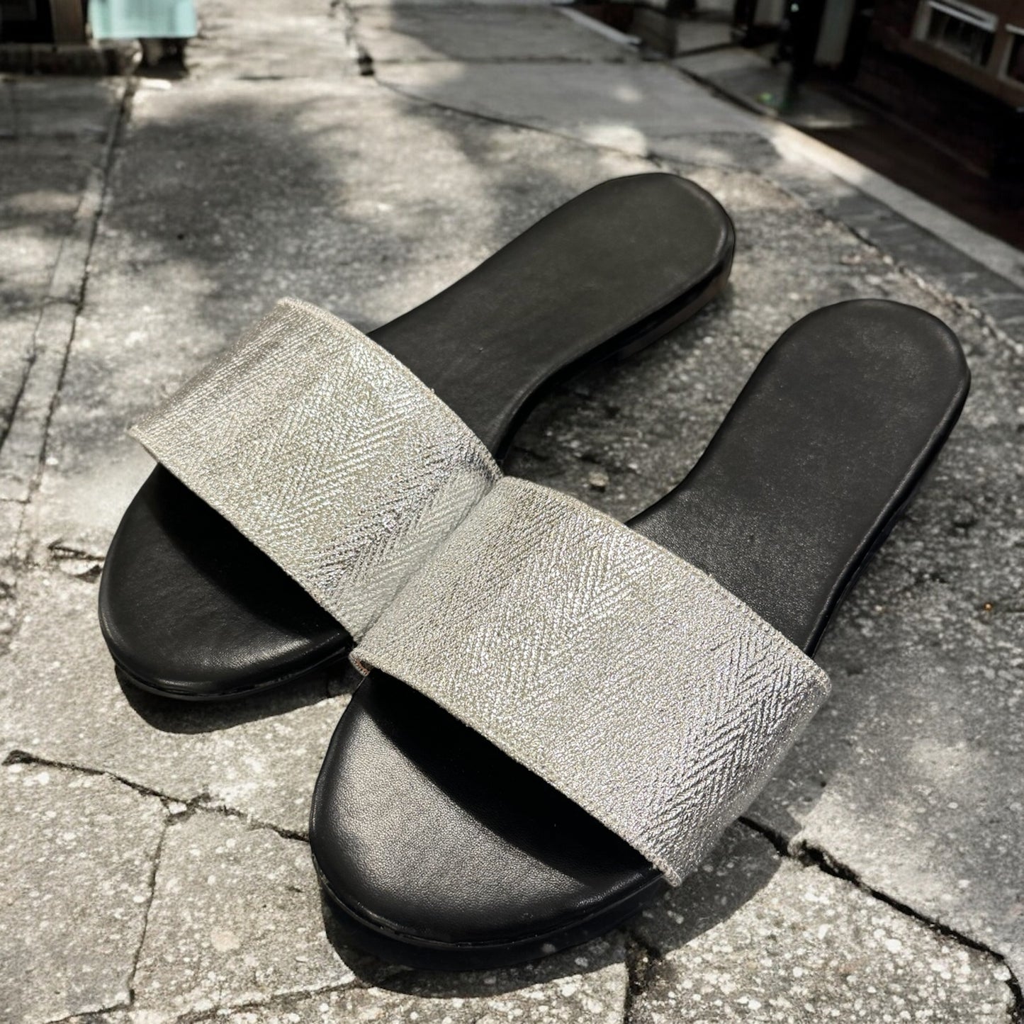 Platinum Shine Slides