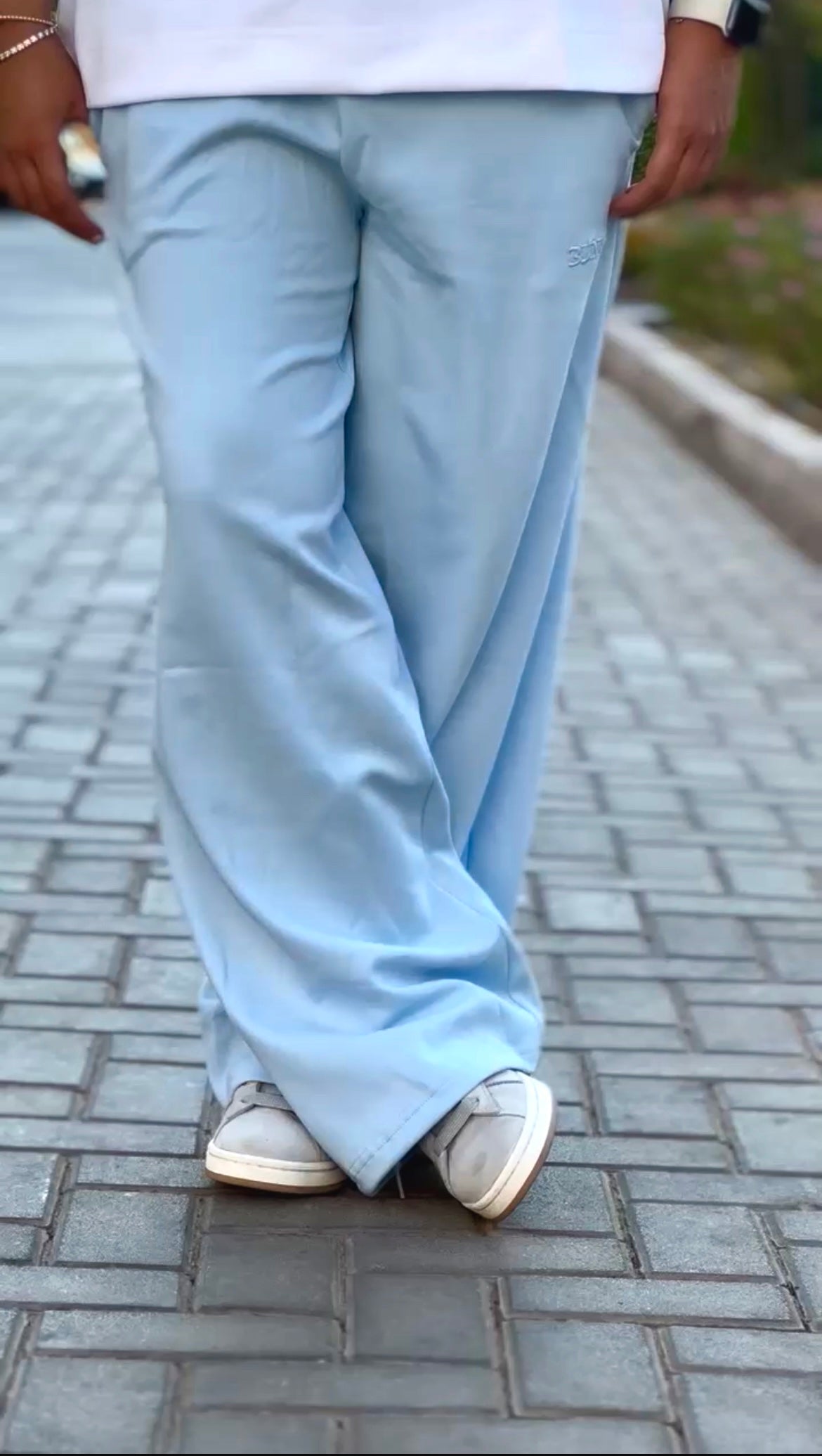 BABY BLUE SWEATS